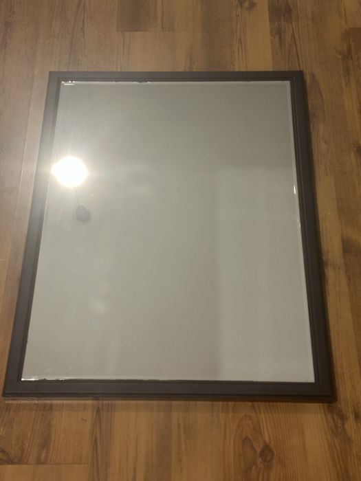 Czarne lustro 80x60cm