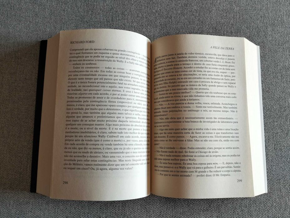 Livro "A pele da terra" de Richard Ford