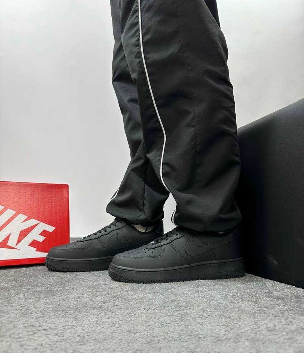 Кроссовки Nike Air Force Black, кросівки Nike Air Force