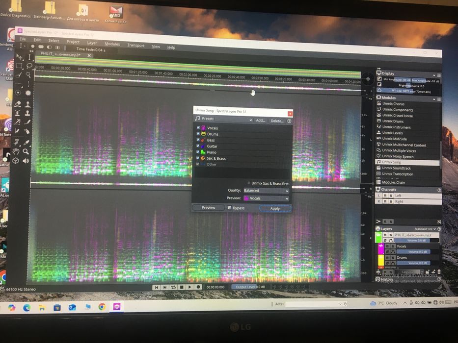Мінусовки,видалення вокалу та інструментів,аранжування,мастеринг…