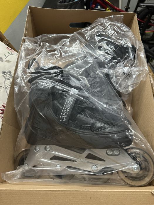 Patins em linha n42 - roxa we fit - novos. estrear -