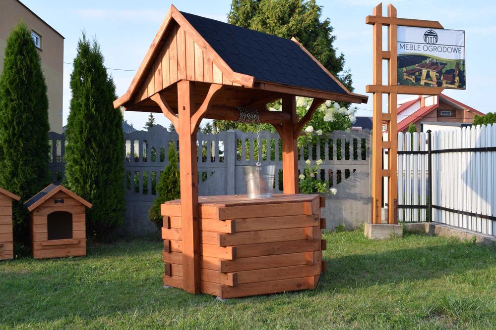 Studnia Ogrodowa, Ozdobna, Góralska, Drewniana