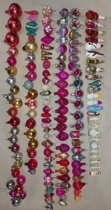 Игрушки ёлочные мини.