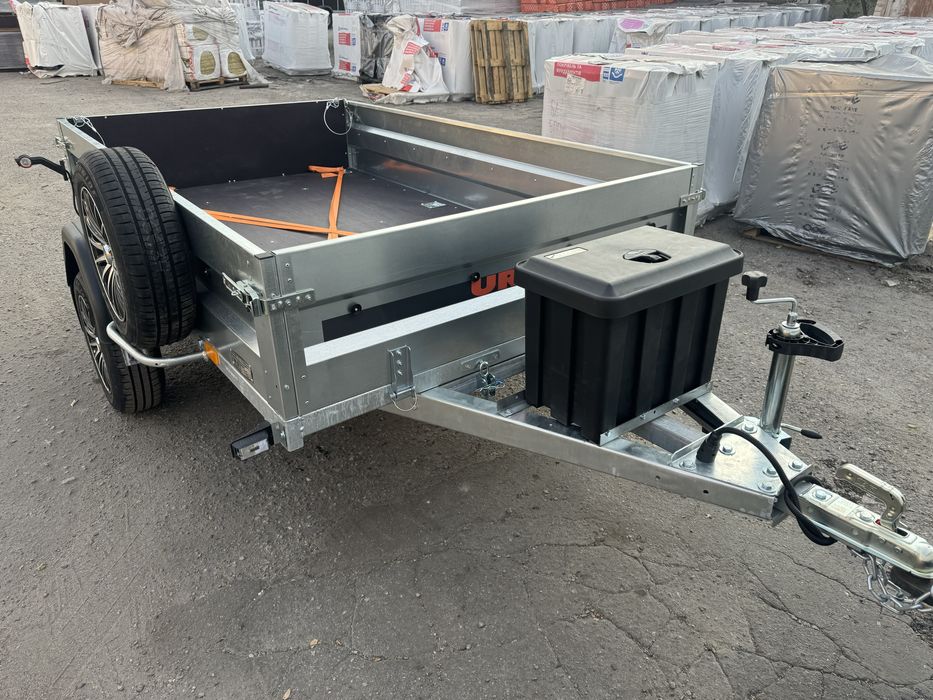 Прицеп, бортовой, оцинкованный от завода Ursa, Урса