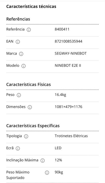 Trotinete Eletrica Como Novo
