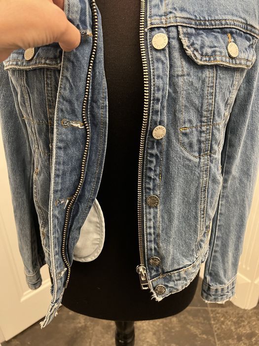 ZADIG & VOLTAIRE piękna bluza jeansowa na zamek