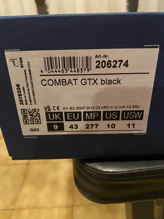 Buty Haix Combat GTX Black 43