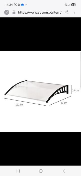 Marquise para portas