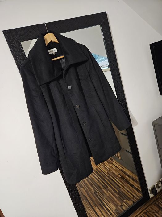 Płaszcz 60% wełna Calvin Klein