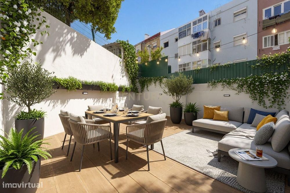 Apartamento T2 com terraço - Amadora