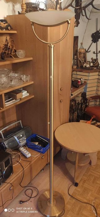 Lampa stojąca mosiężna