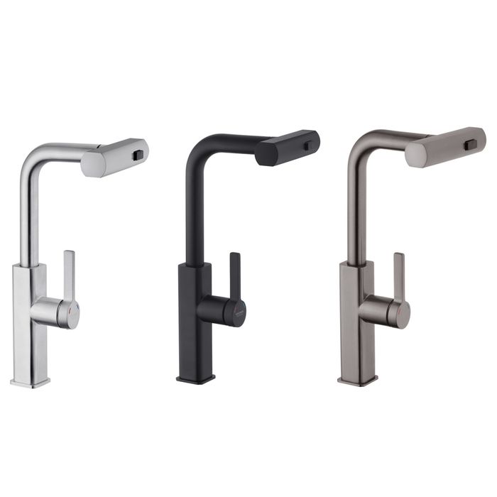 Акция.Смеситель для кухни KRONER Германия с выдвижным изливом