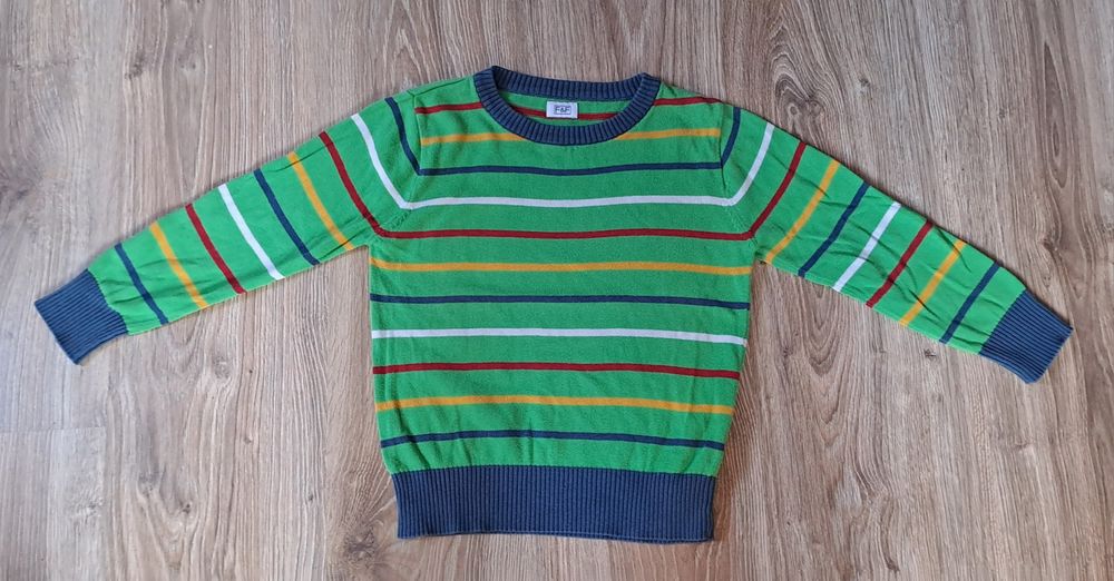 Bawełniany sweter F&F rozm. 110