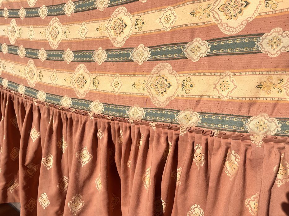 Conjunto Colcha Casal Vintage com Babados (Para Cama 140x200) + 2 Almofadas