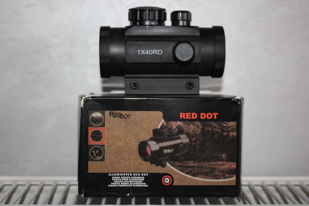Коллиматорный прицел Коліматорний приціл 1Х40 RD зелена та червона т.