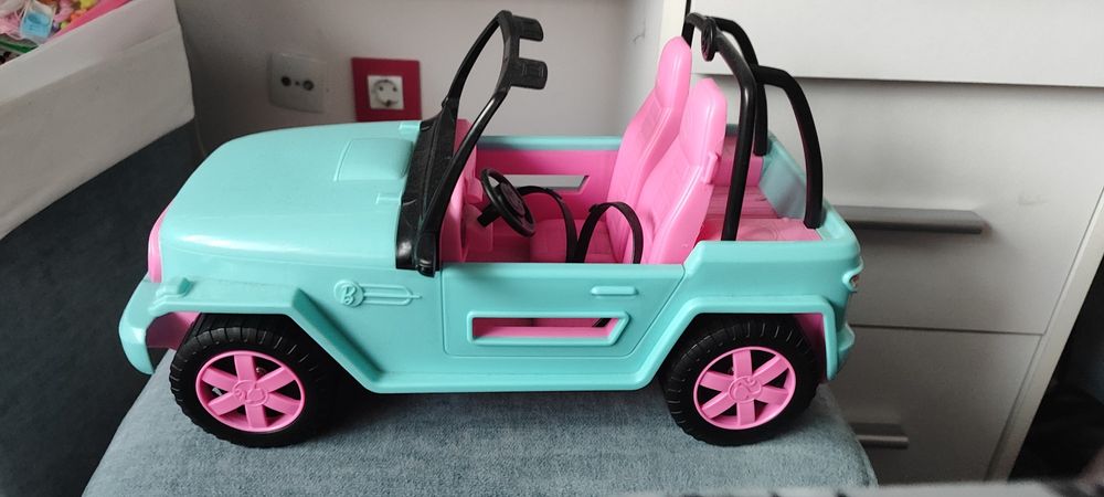 Barbie Doll Off-road Vehicle, Teal & Pink Jeep