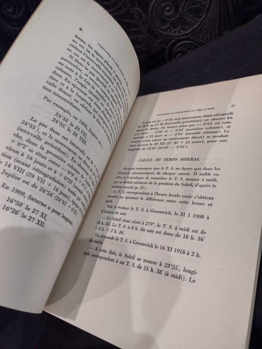 Positions Planétaires de 1840 à 2000 - J. Reverchon