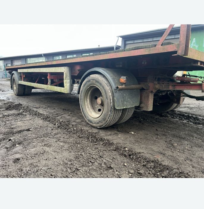 Ifa hw Huffermann przyczepa platforma 95r 7 m 18 ton do balotow