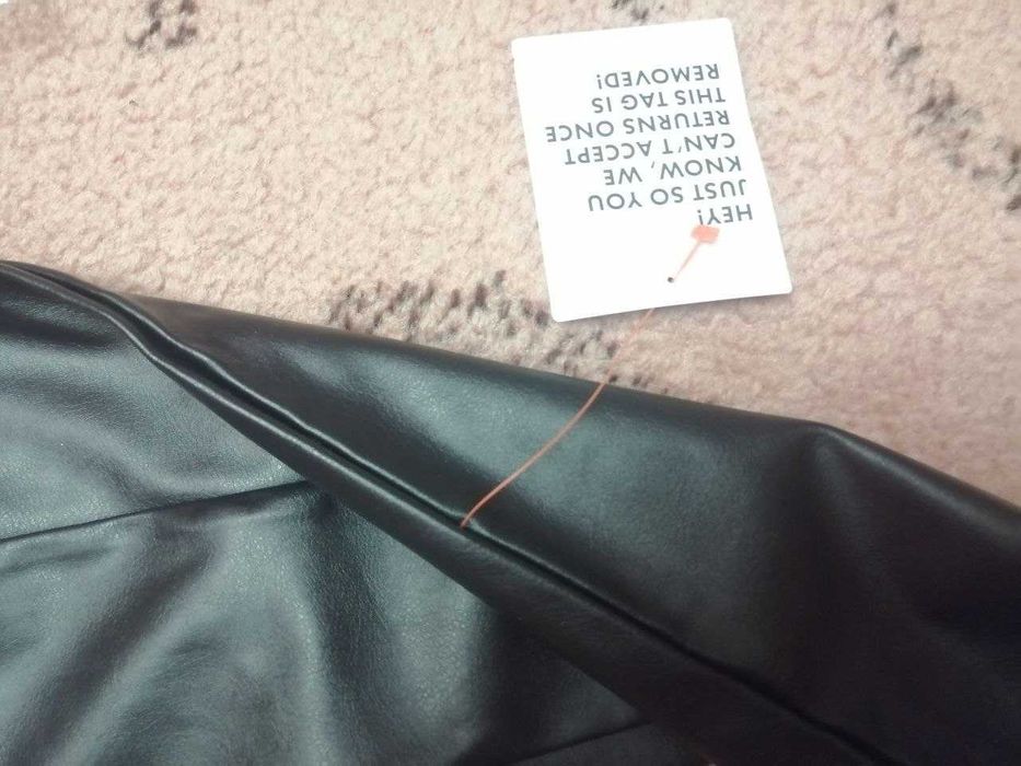 Якісні Шкіряні Штани Легінси ASOS Нові Лосіни на замочку КОЖА леггинсы