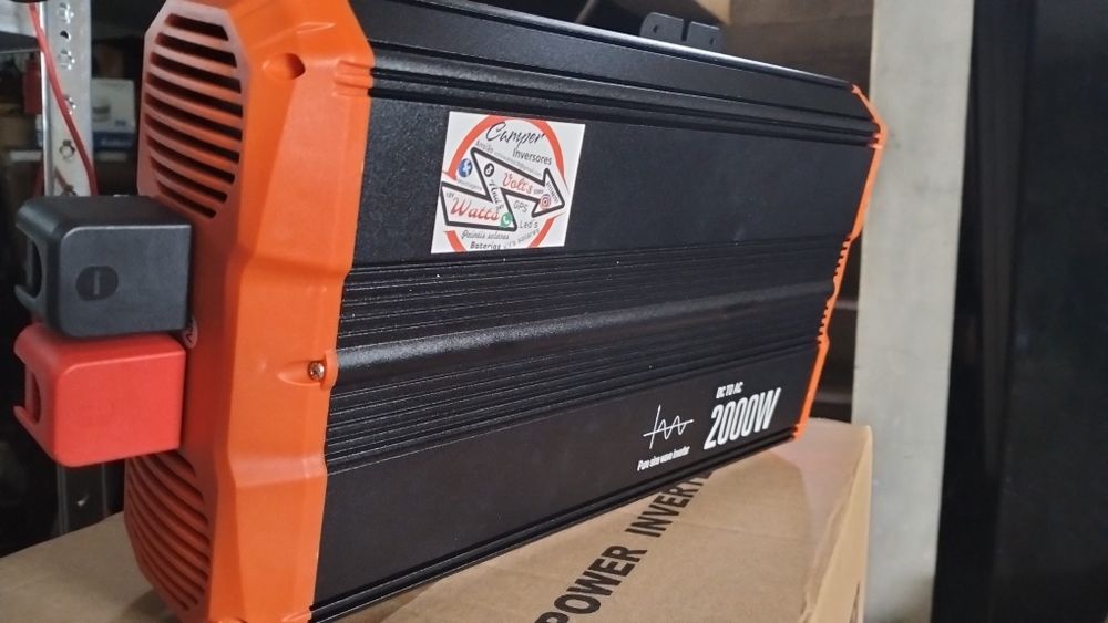 Conversor 2000w 4000wpico 12v pura 230v