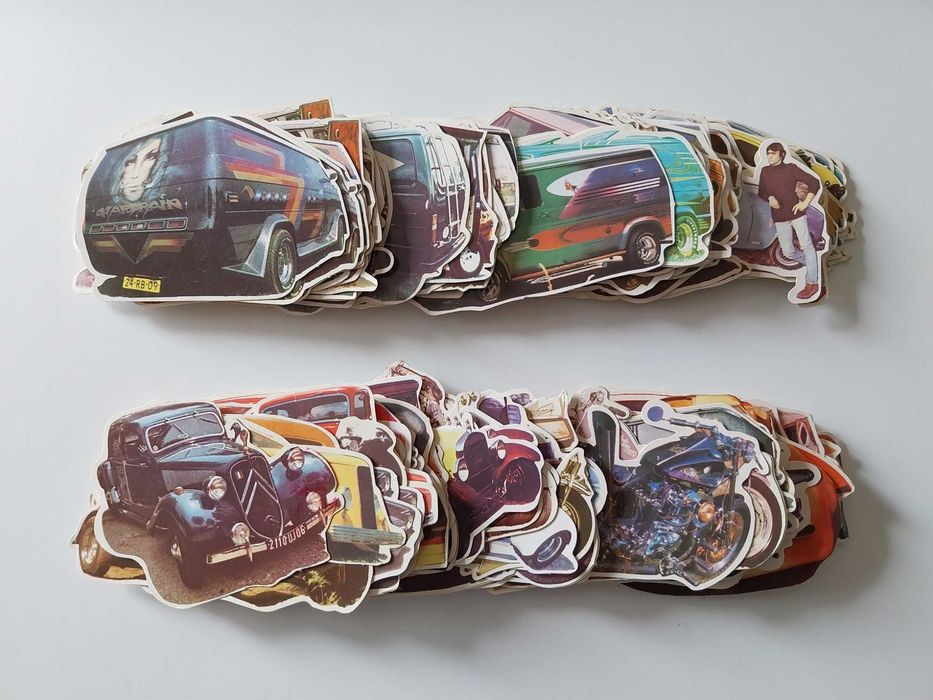 100 calendários diferentes SERIE AUTO 1986 | lote automóveis e motas