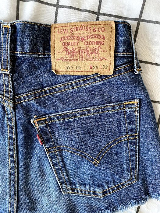 Вінтажні джинсові шорти Levis