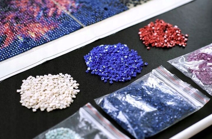 Haft diamentowy 5D Matka Boska mozaika painting obraz