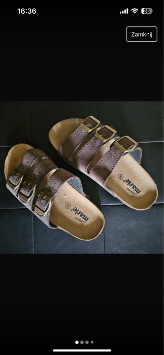 Laczki nowe roz 37/38 jak scholl - marie