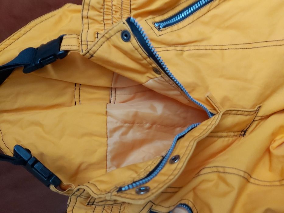 Spodnie ocieplane z szelkami