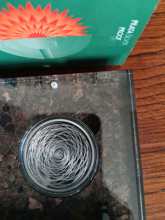 Moedas prata proof "Liberdade" e "50 anos de eleições em liberdade"