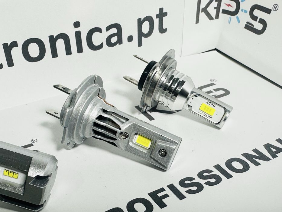 LED H7 e H4 6000Lm 200w ventilado