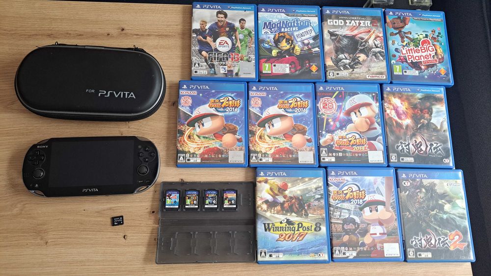 Konsola PS Vita + Gry + Karta Pamięci