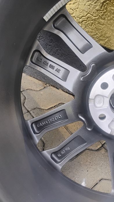 Felgi 21 Koła Audi SPORT A6 C8 4K0 ET43 8,5J 5x112 IDEALNE Czujniki