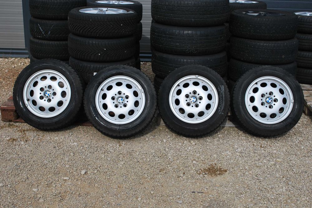 Koła 205/60 R15 5x120 Oryginalne Alufelgi + opony zimowe BMW 7J ET47