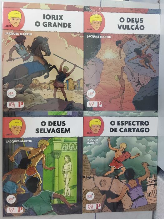Livros BD. Alix. Jacques Martin. Coleção Completa 16 Vol. Novos. Edição Asa/Publico