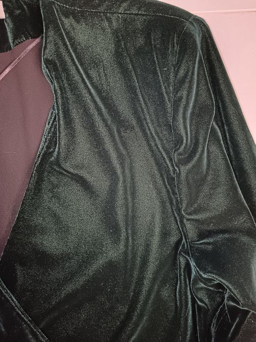 Blazer veludo verde