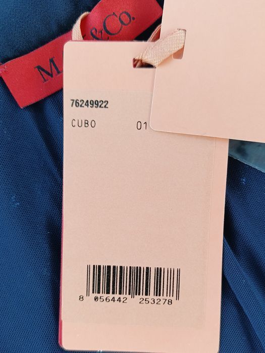 MAX&Co. Sukienka koktajlowa CUBO Navy Blue r. M