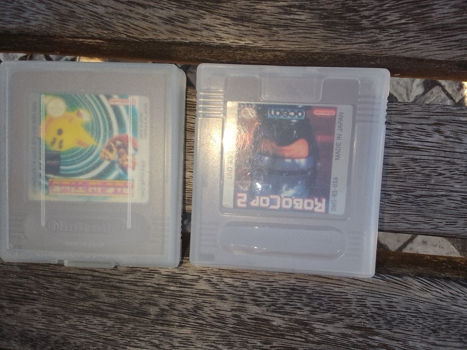 Jogos Gameboy Pacman e Robocop
