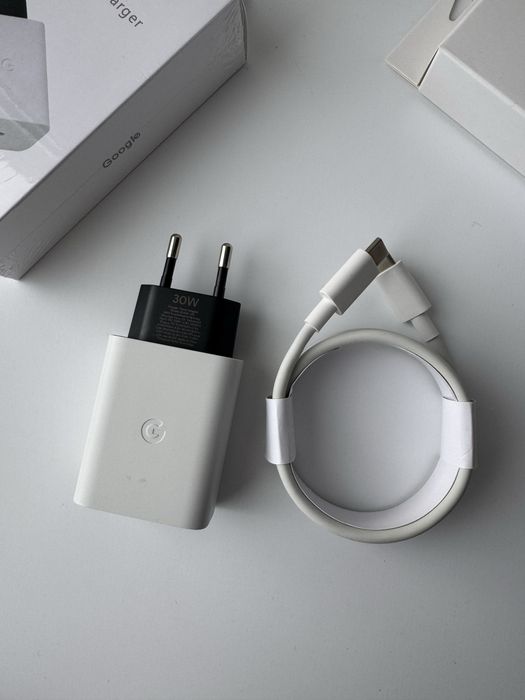 Быстрая зарядка google pixel 8 30w блок кабель гугл піксель оригінал