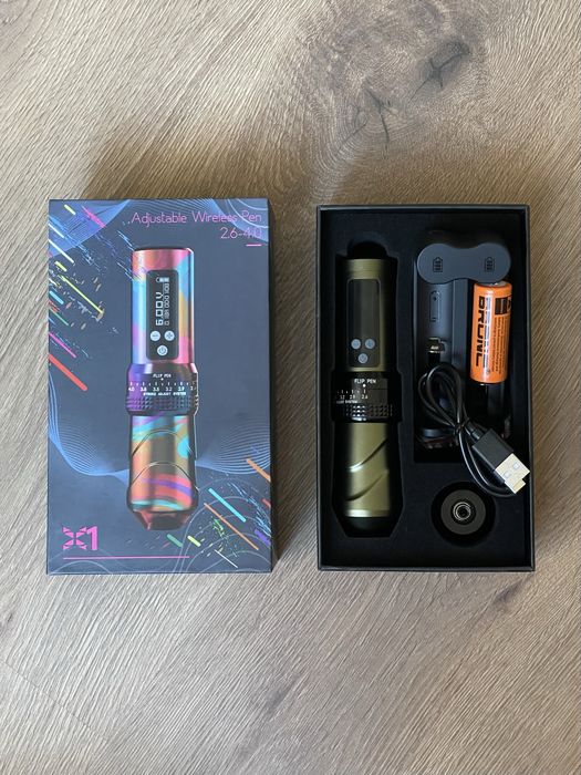 Тату машинка BRONC X1 Adjustable Wireless Tattoo Pen (2.6–4.0 mm Stroke)
