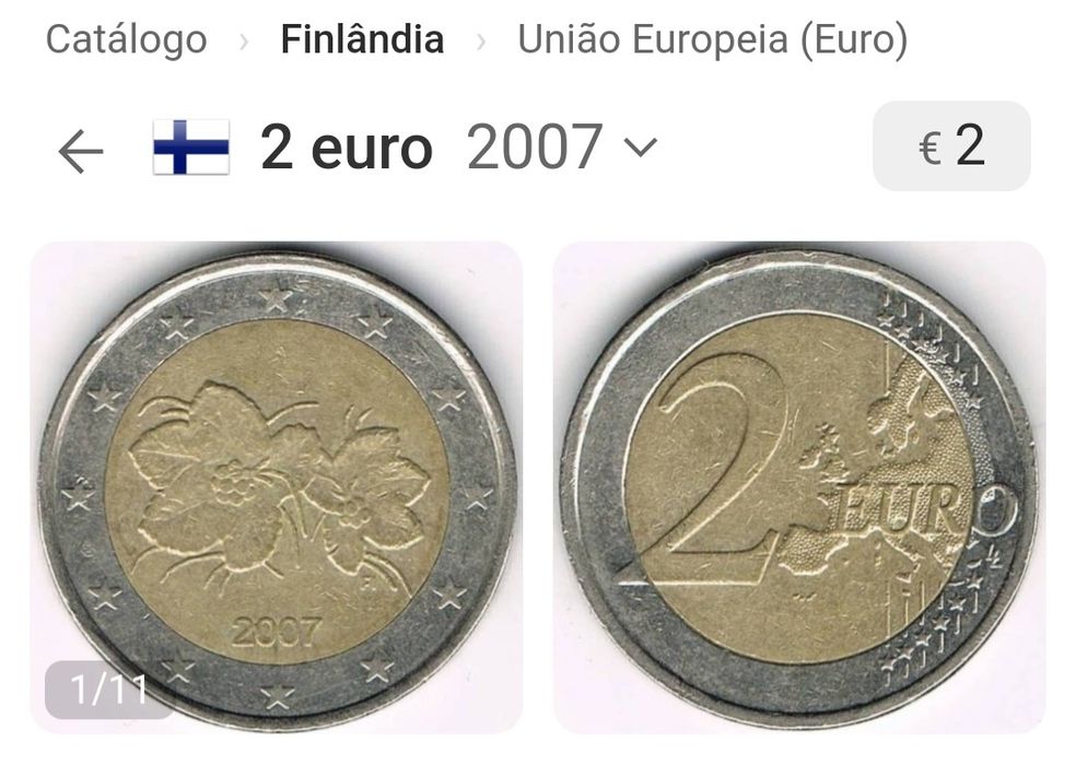 Moeda 2€, Finlândia 2007