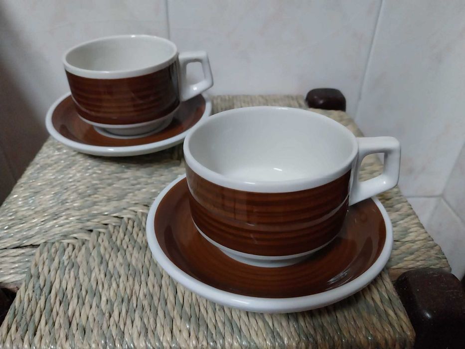 Conjunto 23 peças serviço chá, louça inglesa Vintage