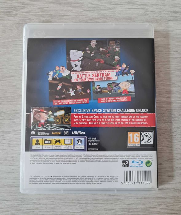 Family Guy Ps3 - rzadki tytuł - Okazja !!!