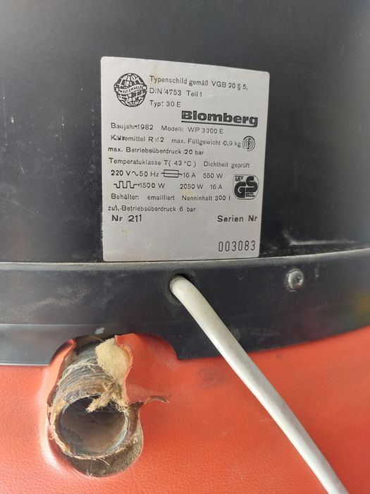 Pompa ciepła wody użytkowej