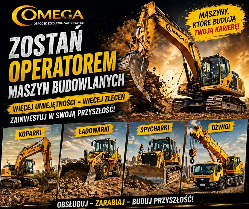 Koparki i maszyn budowlanych  Omega Zabrze