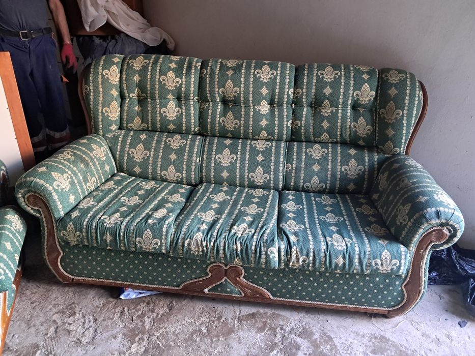 Conjunto tres sofás  com cama