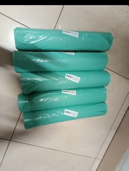 5 sztuk worków zielonych 60 litrów 50 sztuk w rolce