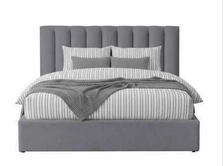 Cama Estofada Delmonte c/ Estrado e Sistema Elevatório - Direto do fabricante de Paços de Ferreira.