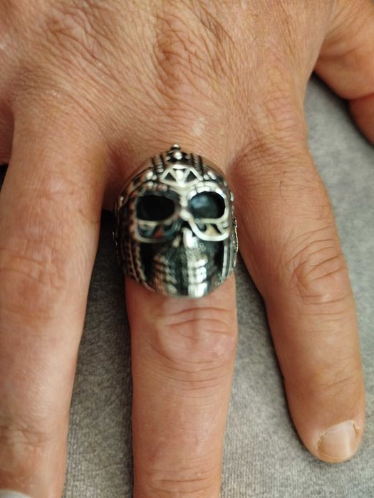 Anel Caveira Motard Chopper Harley Davidson