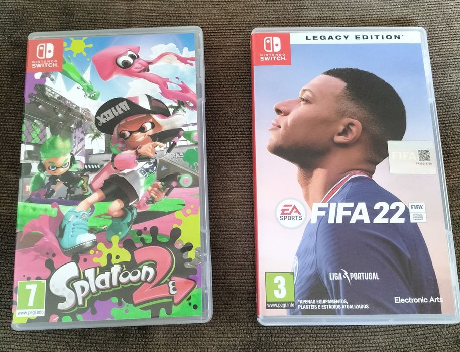 Splatoon 2 e Fifa 22 - Nintendo Switch